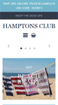 Mobile Screenshot of hamptonsclub.at